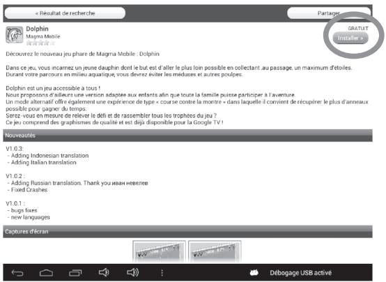 LEXIBOOK MFC195FRY - Installer une application sur la tablette - 2