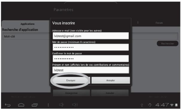 LEXIBOOK MFC195FRY - Sélectionne « je souhaite m'inscrire - 4