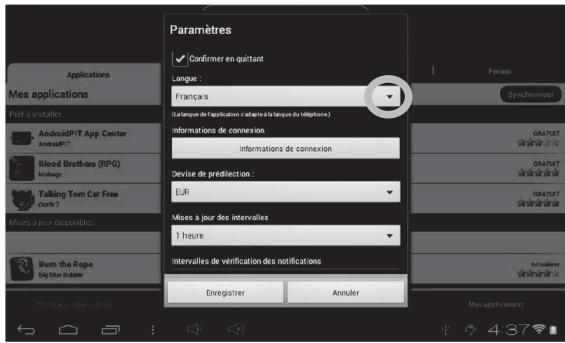 LEXIBOOK MFC195FRY - - Changer la langue du lexibook® market - 2
