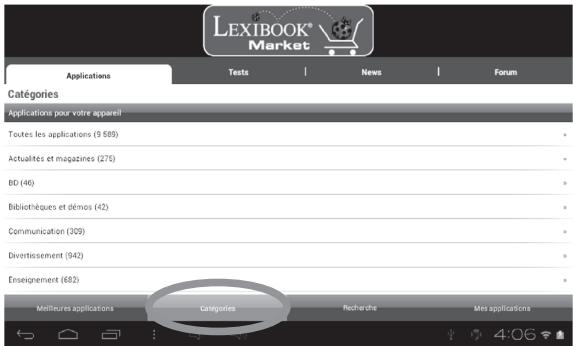 LEXIBOOK MFC195FRY - - Rechercher des applications sur le lexibook® market - 1