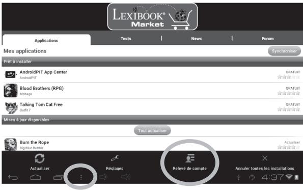 LEXIBOOK MFC195FRY - Se connecter au lexibook® market - 1