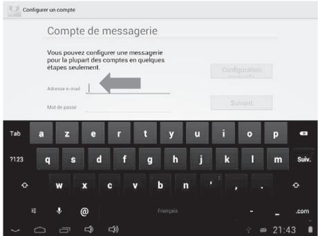 LEXIBOOK MFC195FRY - Faire apparaître le clavier - 1