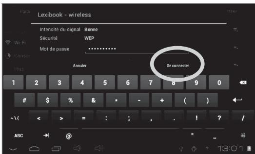 LEXIBOOK MFC195FRY - Comment activer la fonction wifi de la tablette - 8