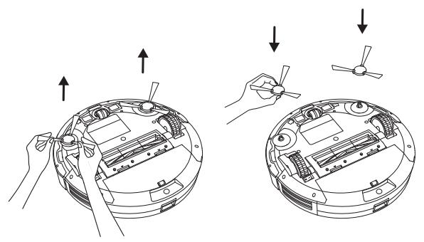 eufy RoboVacR500 - Remplacement des brosses laterales - 1