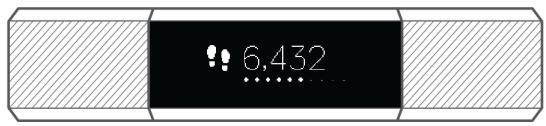 FITBIT ALTA BLACK SMALL - Affichage des statistiques quotidiennes - 1
