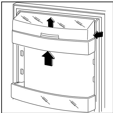 ELECTROLUX AND 32321 S - Positionnement des balconnets de la contre-porte - 1