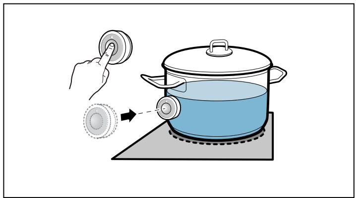 GAGGENAU Cl 272 - Mettez en place la sonde de température sans fil - 1