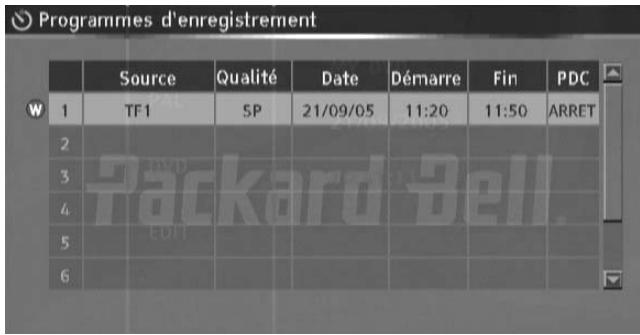 PACKARD BELL EDR 2000 - Attention : - 1