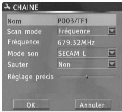PACKARD BELL EDR 2000 - Recherche des chaînes TV - 2