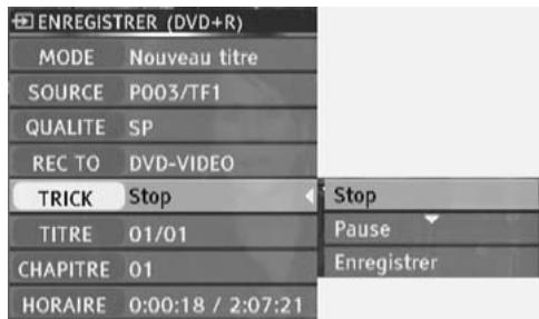 PACKARD BELL EDR 2000 - Commandes du processus d'enregistrement - 1