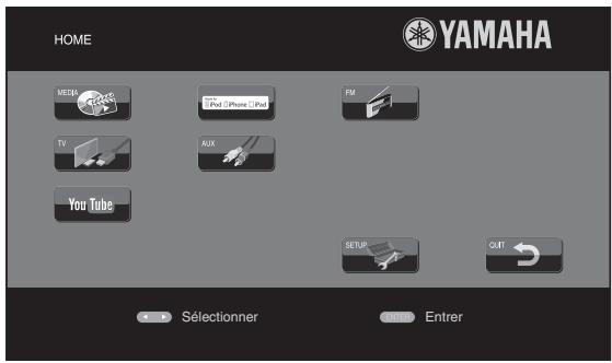 YAMAHA MCR-750 - Lecture de videos sur YouTube™ - 1