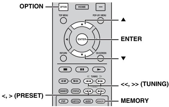 YAMAHA MCR-750 - Mémorisation de stations radio - 1