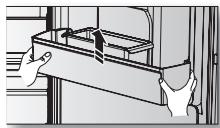 SAMSUNG RB34J3515S9 - Balconnets de la porte - 1
