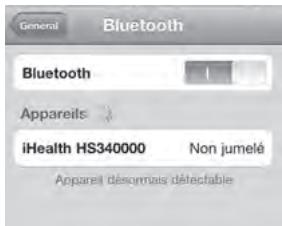 IHEALTH HS3 - Selectionner une unité de poids - 2