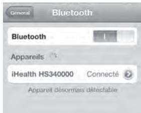 IHEALTH HS3 - Selectionner une unité de poids - 4