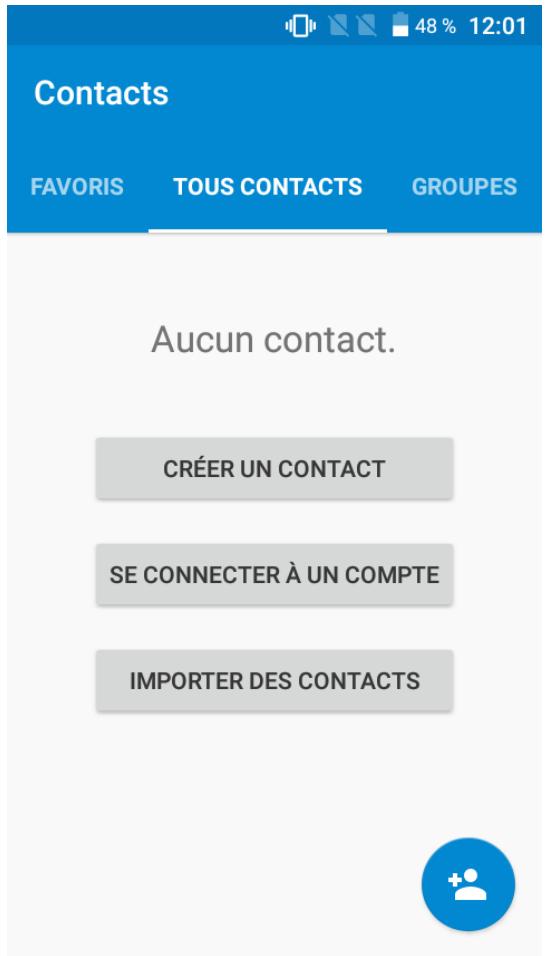CROSSCALL TRERRER M1 CORE NOIR - Ajout de contacts - 1
