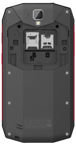 CROSSCALL TRERRER M1 CORE NOIR - Retrait du cache batterie - 2