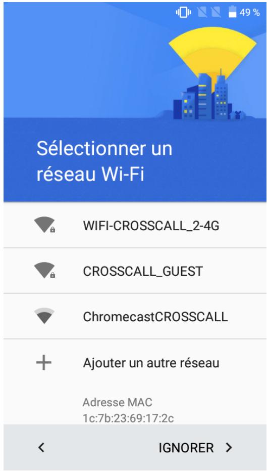 CROSSCALL TRERRER M1 CORE NOIR - Configuration de votre téléphone au démarrage - 2