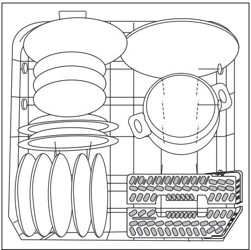 ARTHUR MARTIN ASF6263 - Disposez les plats, les poêles et les grandes assiettes - 2