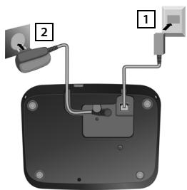GIGASET E560 - Raccordement de la base - 2
