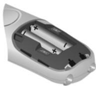 GIGASET E560 - Insertion des batteries et fermeture du couvercle des batteries - 2