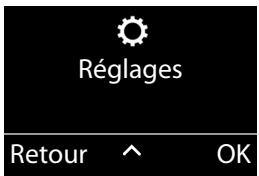 GIGASET E560 - Sélectionner une fonction : - 1