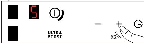 5 ULTRA BOOST - + X2