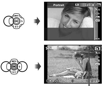 OLYMPUS KiT TG-830 - Pour selectionner un mode secondaire - 1
