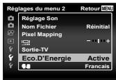 OLYMPUS KiT TG-830 - Utilisez  pour selectionner le sous-menu 2 souhaite puis appuyez sur la touche OK. - 1