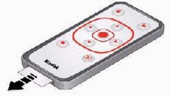 KODAK ZX1ROSE - Retirez la languette pour activer la pile/batterie - 1