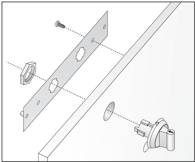 GAGGENAU VI 411-110 NOIR - Pose du p UIPitre de commande - 1