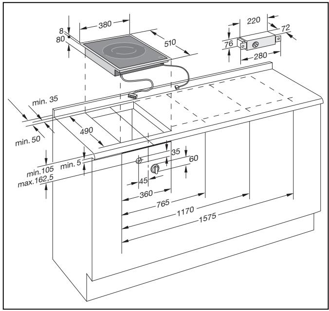 GAGGENAU VI 411-110 NOIR - Instructions importantes concernant la pose - 1
