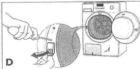 WHIRLPOOL AZB 8681 BLANC - Réversibilité de la porte - 4