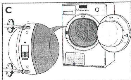 WHIRLPOOL AZB 8681 BLANC - Réversibilité de la porte - 3