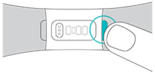 FITBIT CHARGE 3 BLACK - Retrait du bracelet - 1