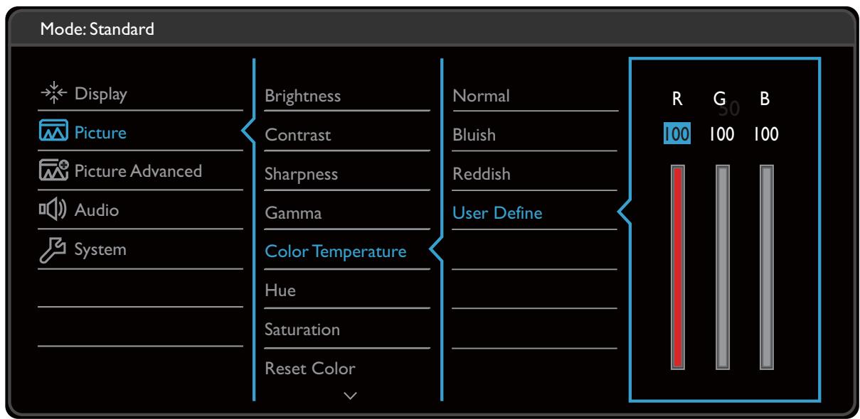 BENO GC2870H - Menu Image - 1