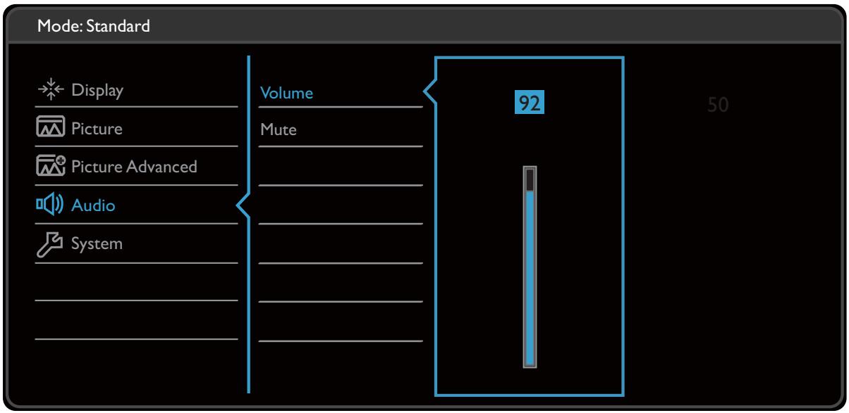 BENO GC2870H - Menu Son (certains modèles seulement) - 1
