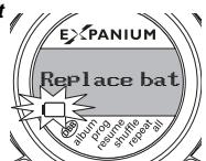 PHILIPS EXP320 - Indicateur de piles vides - 3