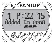 PHILIPS EXP320 - Programmation des numeros de piste - 2