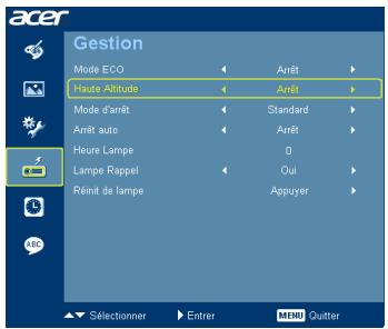 ACER H9500BD - Gestion - 1