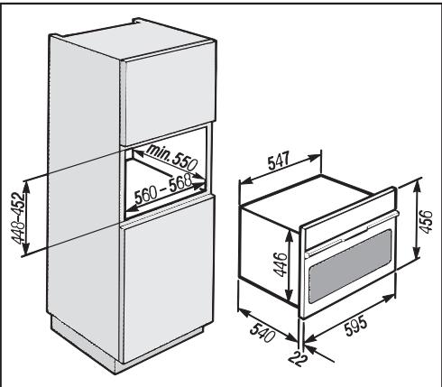 MIELE H137MBINOX - Encastrement dans une armoire - 1