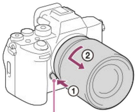 SONY alpha7siii - Pour retirer l'objectif - 1