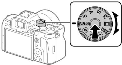 SONY alpha7siii - Utilisation du sélecteur de mode - 1
