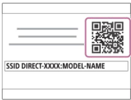 SONY alpha7siii - Affichez l'écran QR code sur l'appareil. - 1