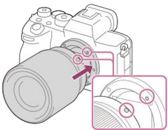 SONY alpha7siii - Installation/retrait de l'objectif - 2