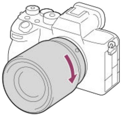 SONY alpha7siii - Installation/retrait de l'objectif - 3