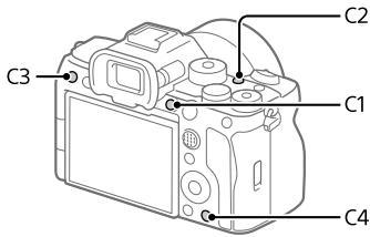 SONY alpha7siii - Utilisation des boutons C (personnalisés) - 1