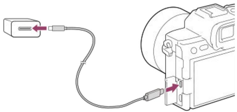 SONY alpha7siii - Charge de la batterie lorsque celle-ci est insérée dans l'appareil - 2