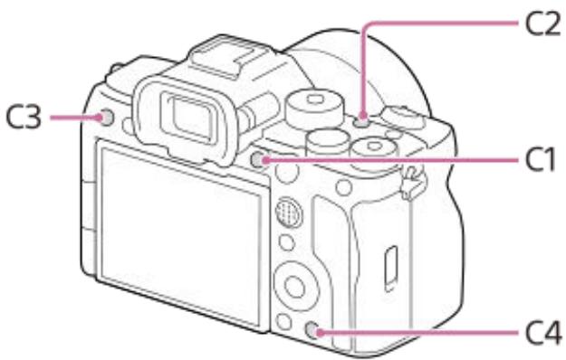 SONY alpha7siii - Utilisation des boutons C (personnalisés) - 1
