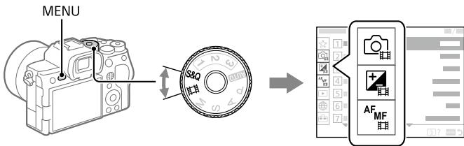 SONY alpha7siii - Modes d'enregistrement de films (S/SQ) - 1